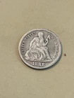 1888-P  VF Silver Seated Liberty Dime Great Details!
