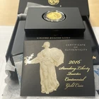 2016-W 25c Gold Standing Liberty Quarter Centennial .9999 1/4 oz Box OGP & COA