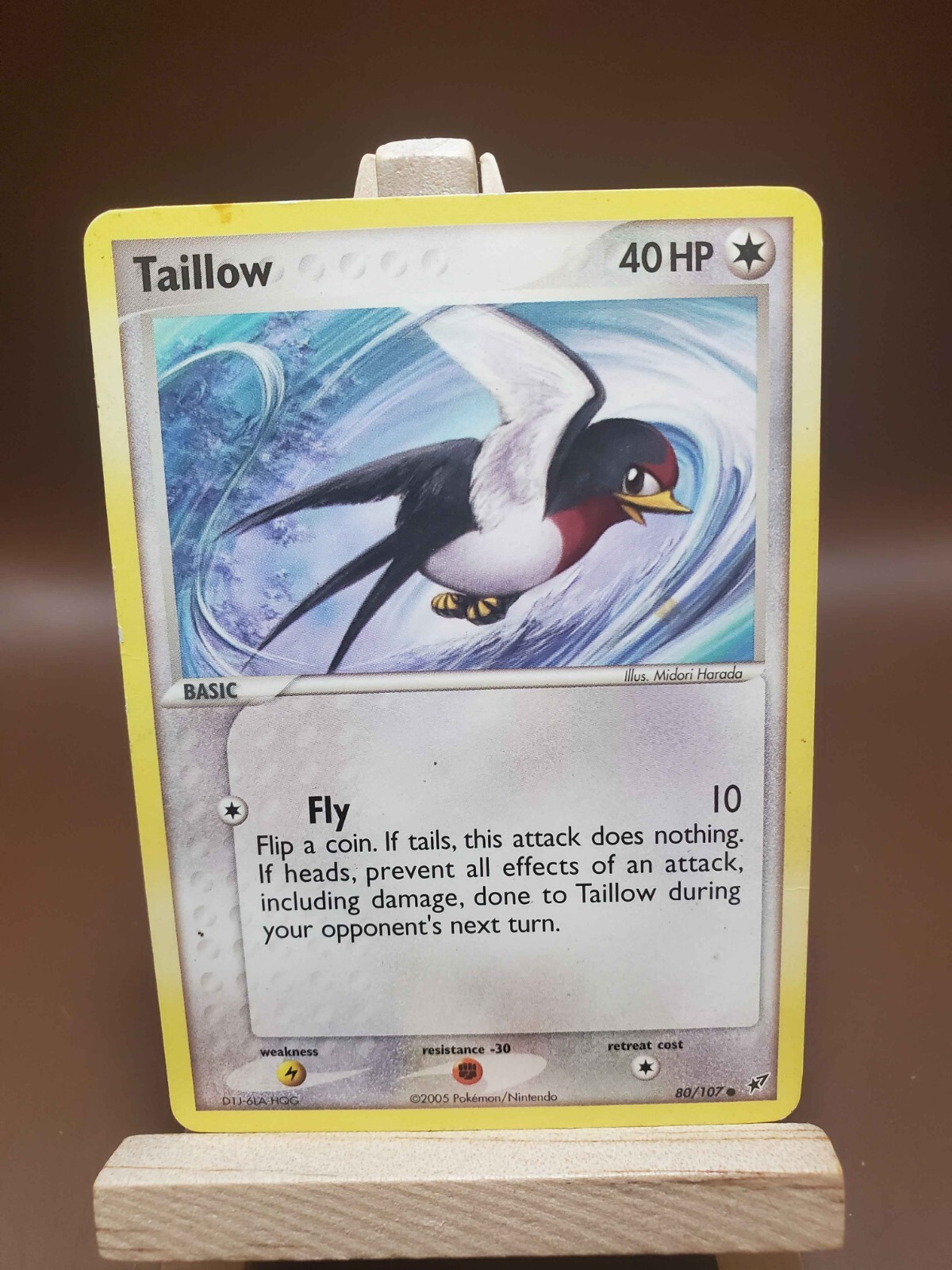 MP Pokemon EX Deoxys Common Card - Taillow 80/107