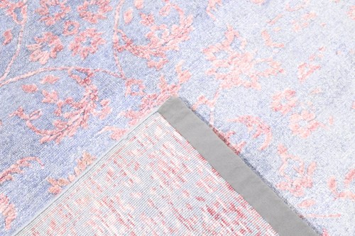 Moderner Teppich 150x200 Handgeknüpft Grau Abstrakt Orientalisch UNIKAT Kurzflor - Picture 7 of 9