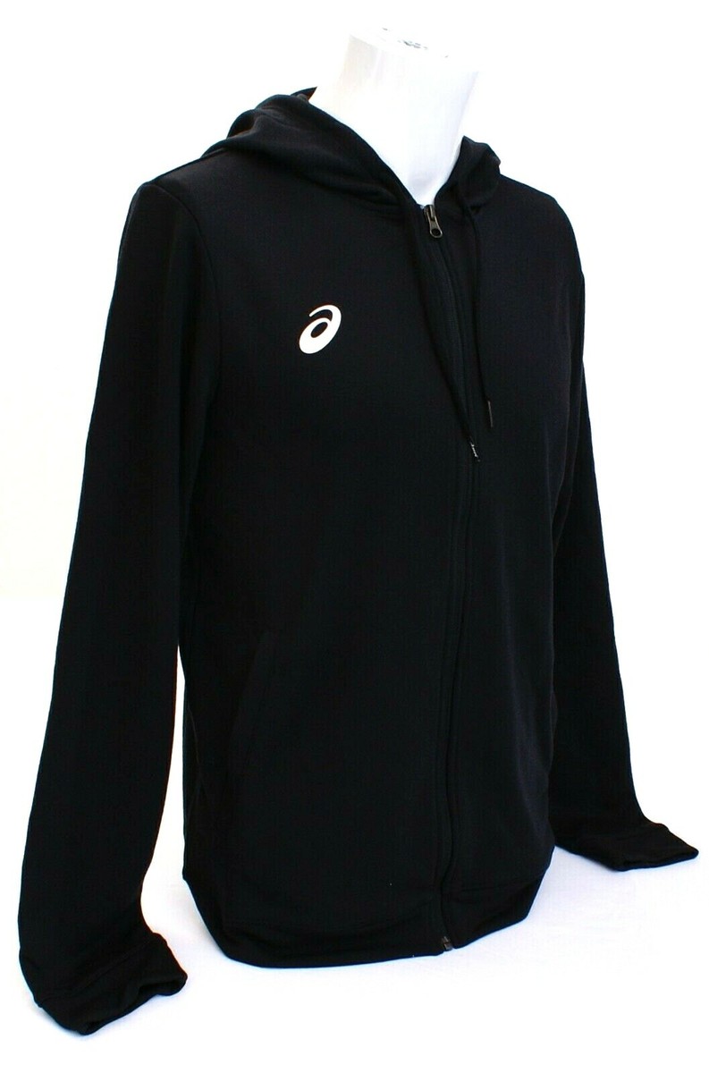 SFC　FULL ZIP HOODY Asics Black FZ FT Full Zip Lightweight Hoodie Men's NWT | eBay