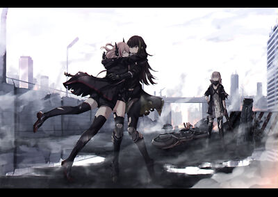 Anime Girls Girls Frontline M4A1 Girls Frontline  Gaming Mat Desk 37450
