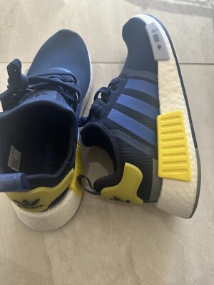 adidas NMD R1 Night Indigo Royal Blue Yellow Size