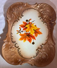 Vintage SST Decorate Wall Plate Set, Ceramic Collectible. 9 1/2” x 7 1/2”