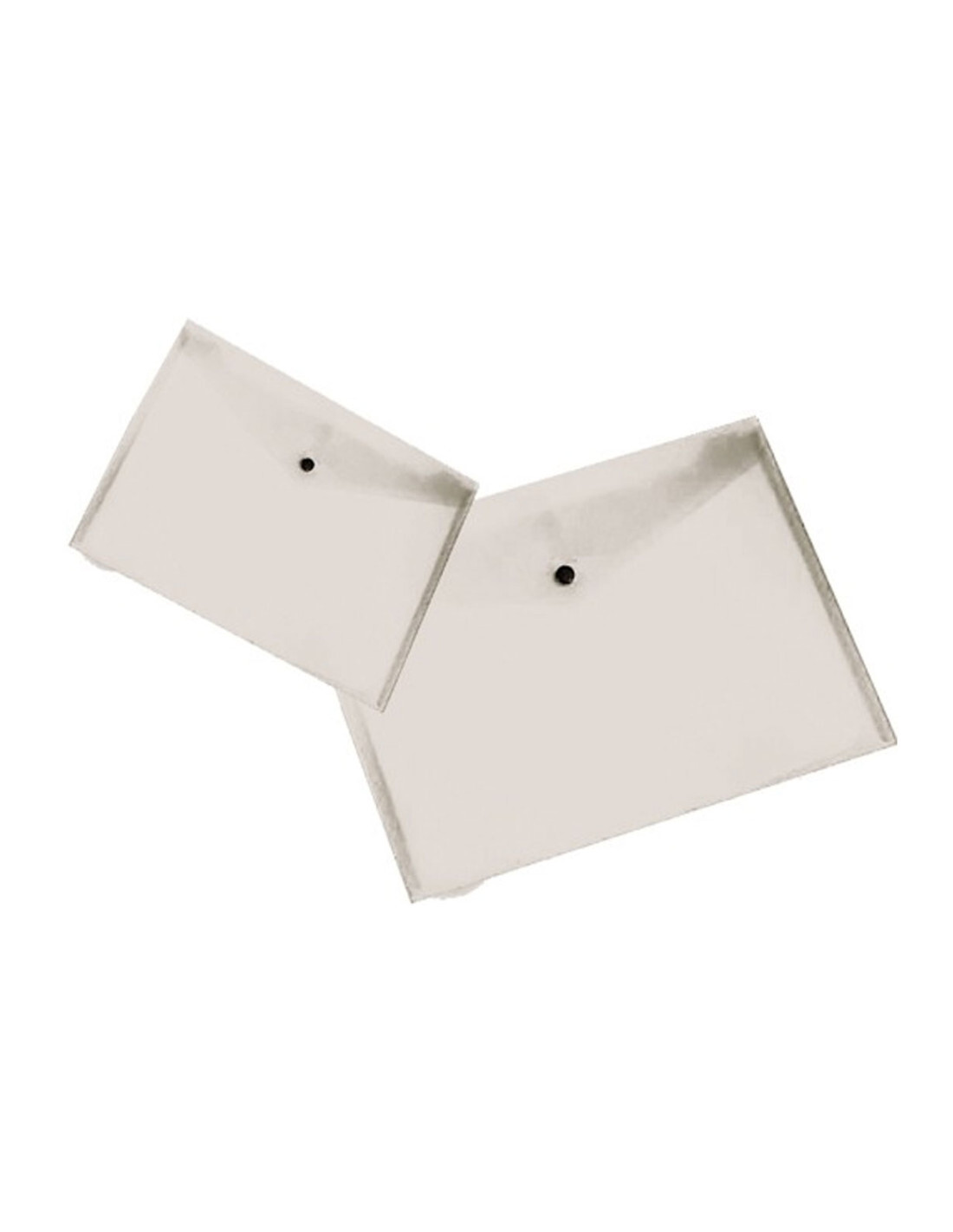 Nobrand – Busta Con Bottone A5 In Polipropilene Trasparente Cf.5