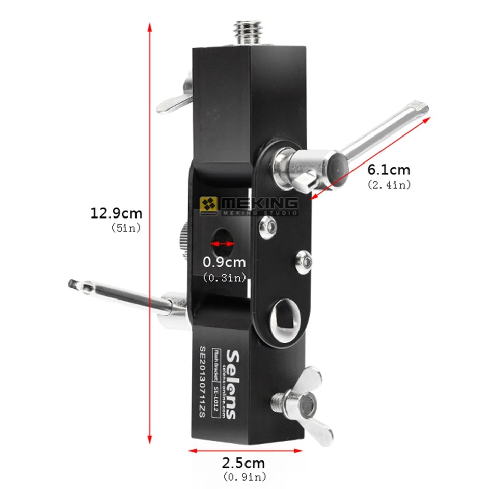 Selens Durable Flash Shoe Umbrella Holder Light Stand for Canon Nikon Yongnuo - Image 2 of 4