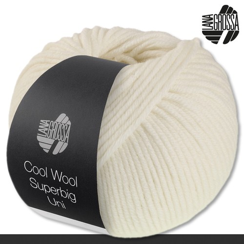 Lana Grossa 50 g Cool Wool Superbig Uni Schurwolle Merino extra Wolle 44 Farben - Picture 2 of 89