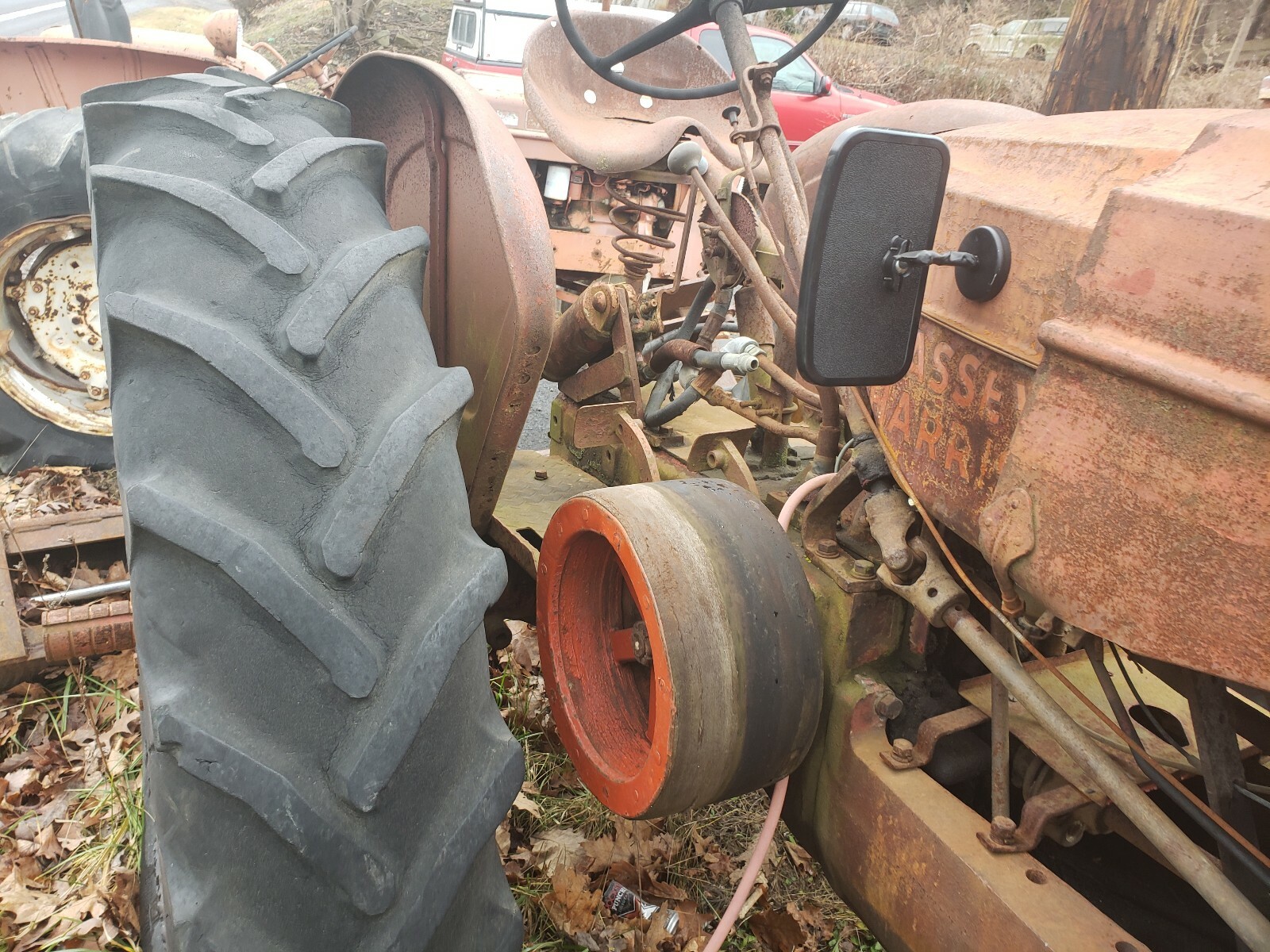 MASSEY HARRIS 44 FLAT BELT PAPER PULLEY fits 4444620155 good shape