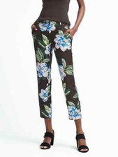 Banana Republic Avery Fit Floral Cropped Ankle Pants,MULTI SIZE 2 783593 W0524H