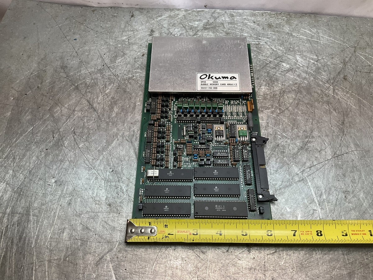 Okuma Opus 5000 Bubble Memory Card 4M bit x 2 E0227-702-008