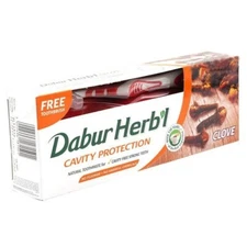 Dabur Herbal Toothpaste 150G + Tooth Brush Free ORIGINAL