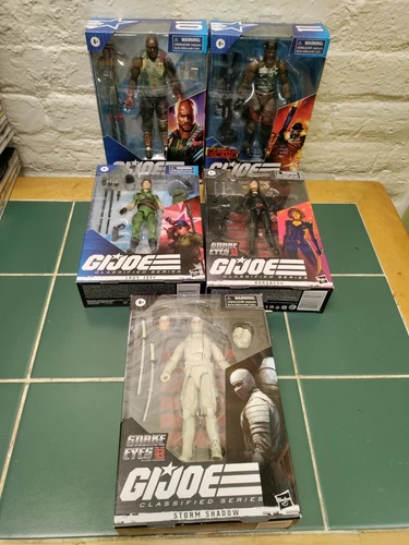 READ 5 Pack G.I.JOE CLASSIFIED SERIES ROADBLOCK 6-INCH  ACTION FIGURE #01 HASBRO