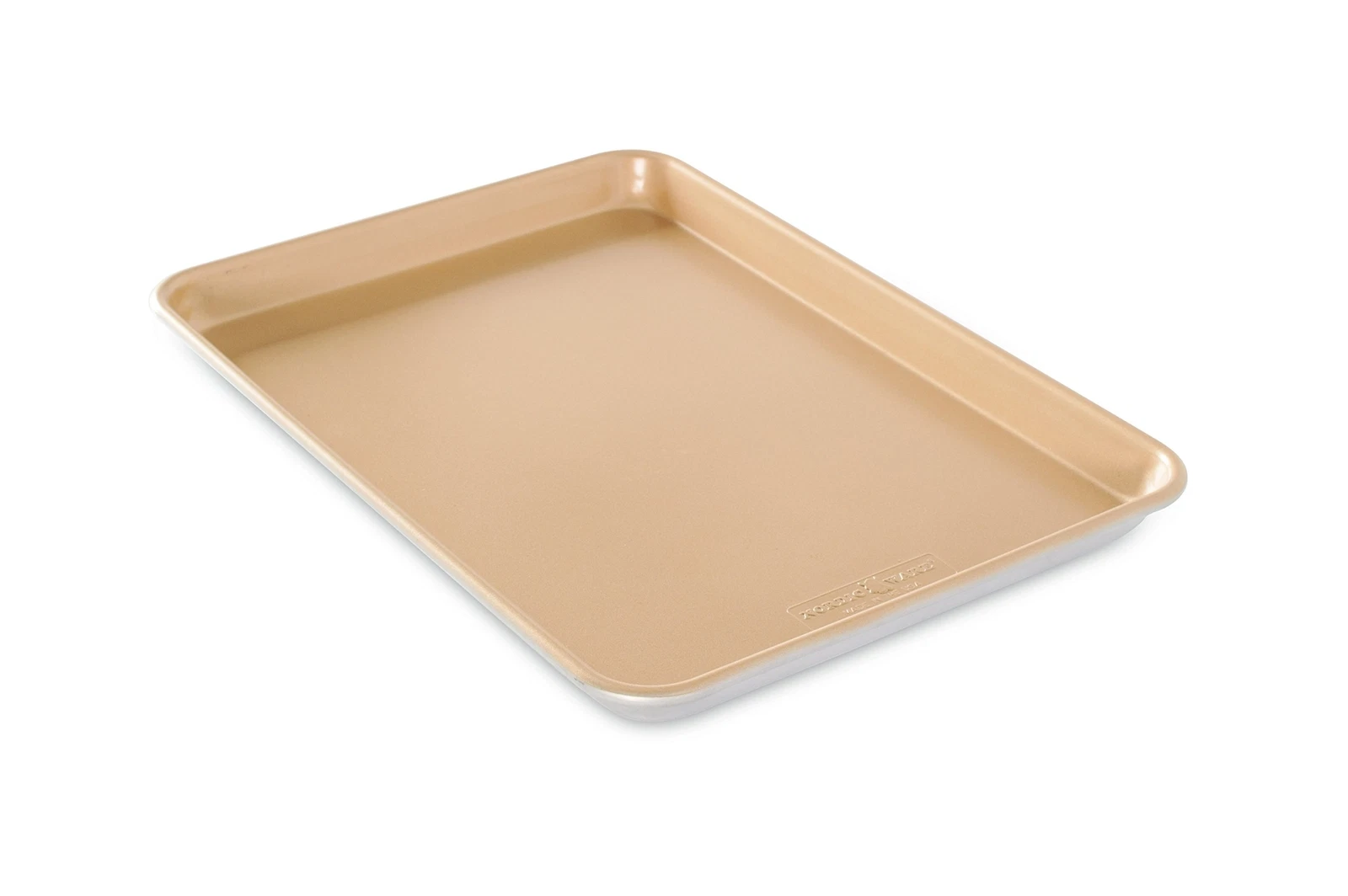 Nordic Ware Gold Baking Sheet Pan Non Stick Aluminum with Reinforced Rim 18x13