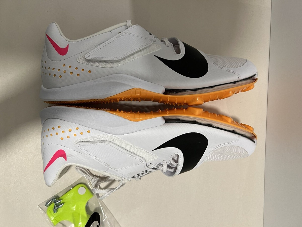 Nike Air Zoom LJ Elite White Black Men Sz 4.5 Long Jump Track & Field CT0079-101 AIR ZOOM LJ ELITE (2023) - Dick Pond Athletics main image 4