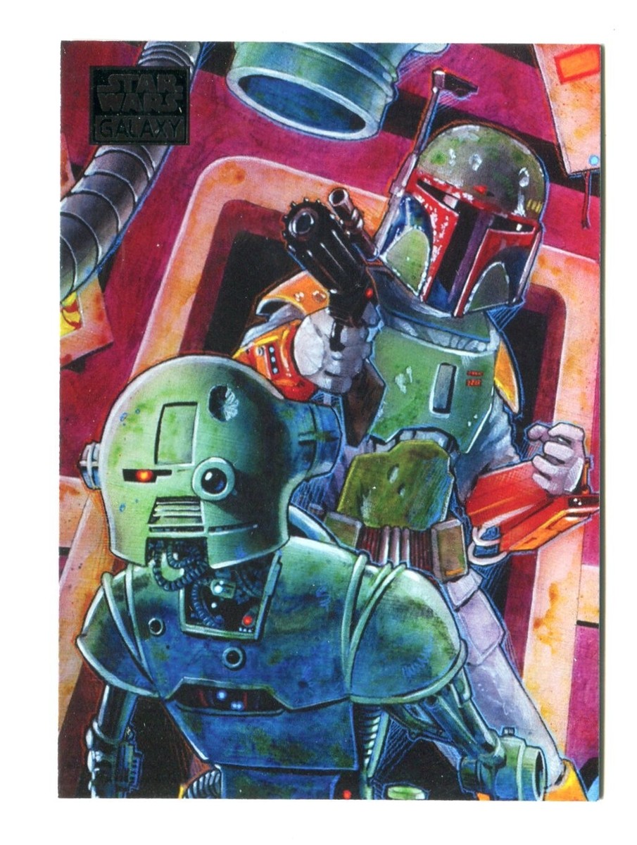 2012 Topps Star Wars Galaxy Series 7 New Visions #35 Boba Fett's
