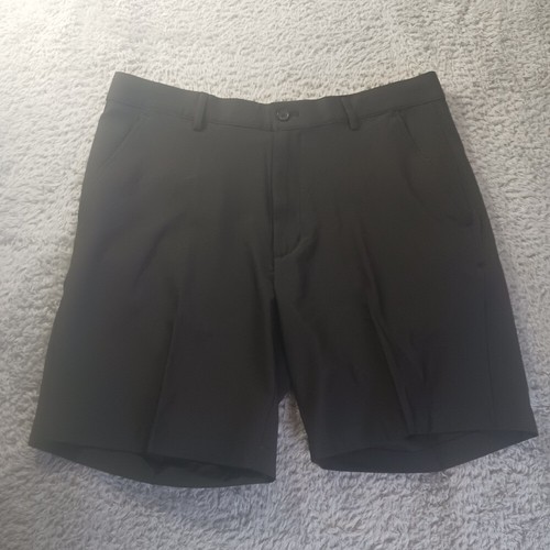 Short Greg Norman Taille 34 Homme Noir Stretch été