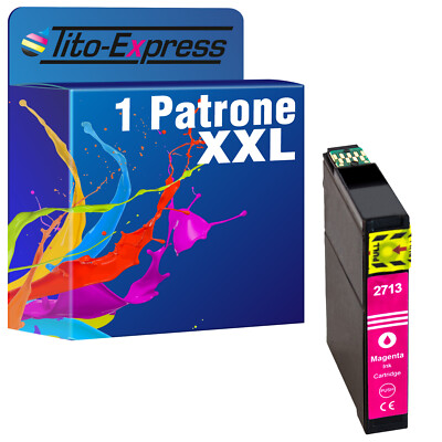 Patrone PlatinumSerie TE-2713 XL Magenta für Epson Workforce WF-7110 DTW WF-7210