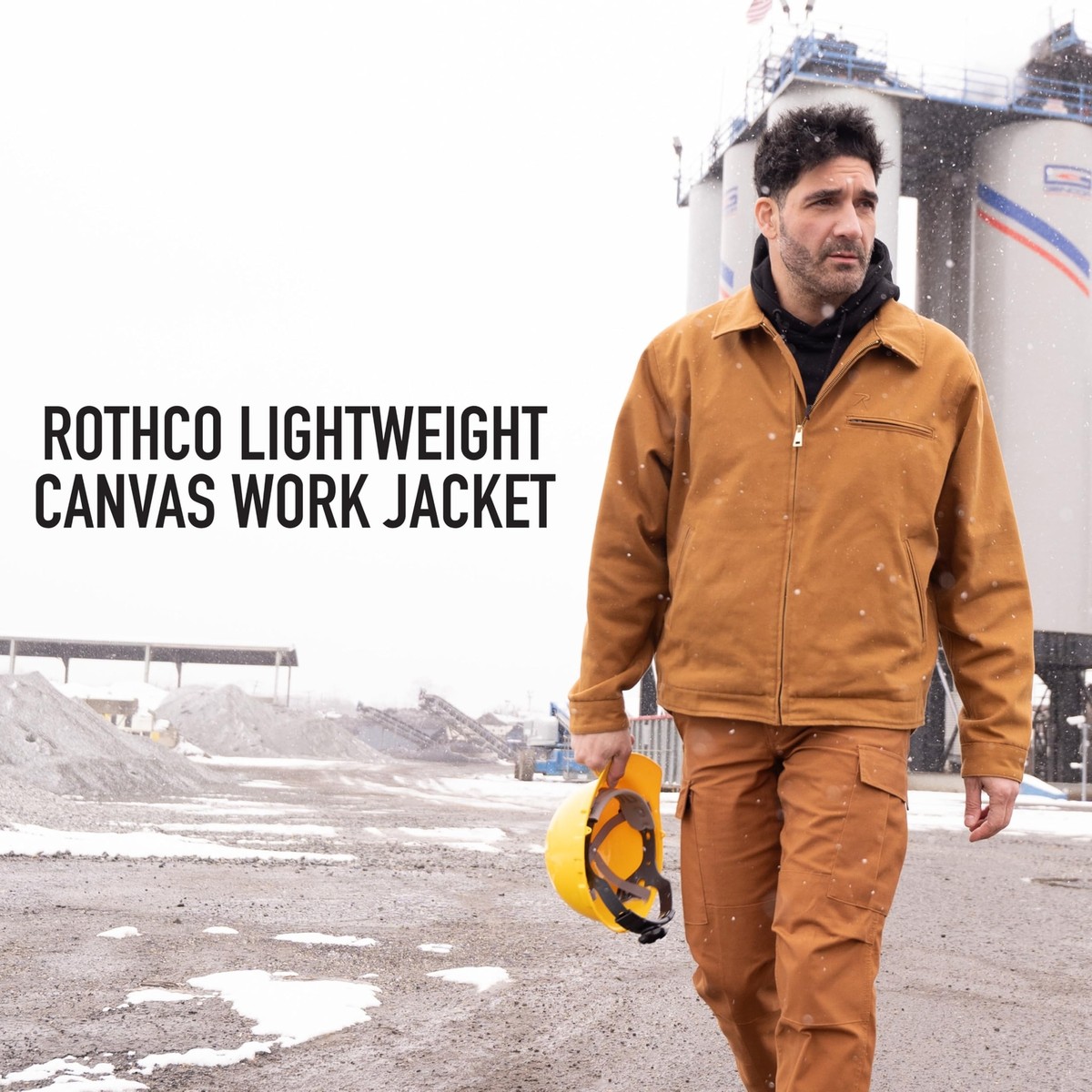 Rothco Brown Lightweight Canvas Work Jacket 92535 - M | eBay