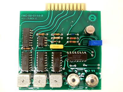 USED MICRO MOTION FMC-00-0114-B FREQUENCY BOARD FMC000114B