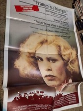 Affiche de film vintage 1982 FRANCES JESSICA LANGE JONATHAN BANKS KEVIN COSTNER