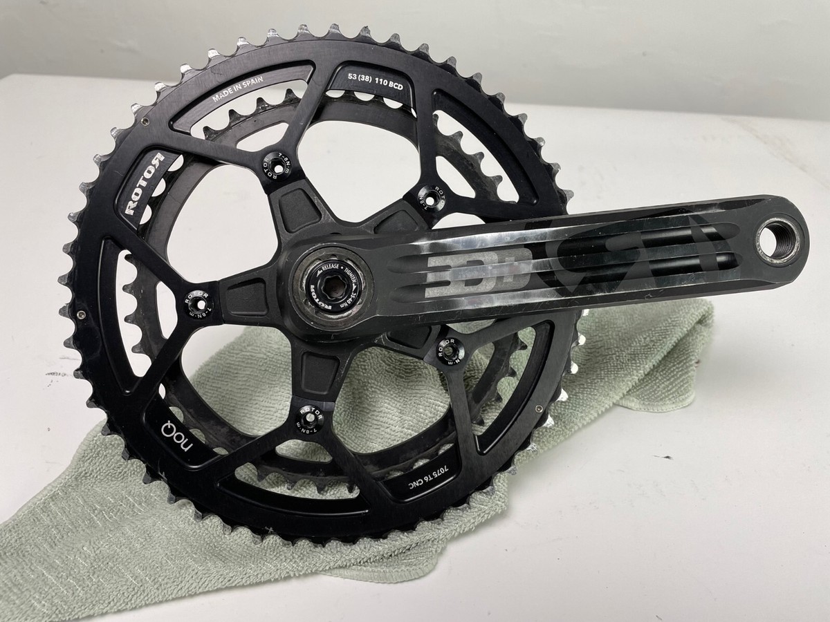 Rotor INpower 3D+ Crankset 53/42 175mm 110BCD *Power Meter, Read