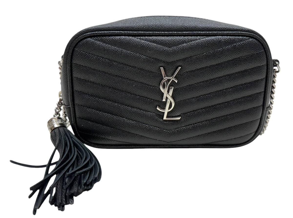 Mini borsa per fotocamera Yves Saint Laurent YSL Vicky Lou! (AZP025393)
