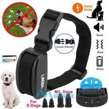 Electric Anti Bark No Barking Tone Shock Training Collar for 6lbs Pet Dogs Cats