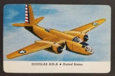 Douglas A 1940's Jet Airplanes Military Leaf Card (NM)