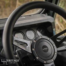 Land Rover Defender  15" Leather Sports Rim Steering Wheel + 48 Spline Boss