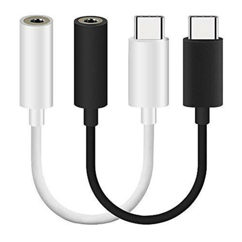 USB-C Type C Adapter Port to 3.5MM Aux Audio Jack Earphone Headphone Cable*eh - Afbeelding 1 van 14