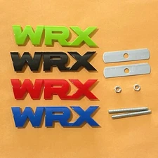 Glossy WRX Front Grill Badge Emblems Car Logo 4 COLORS 