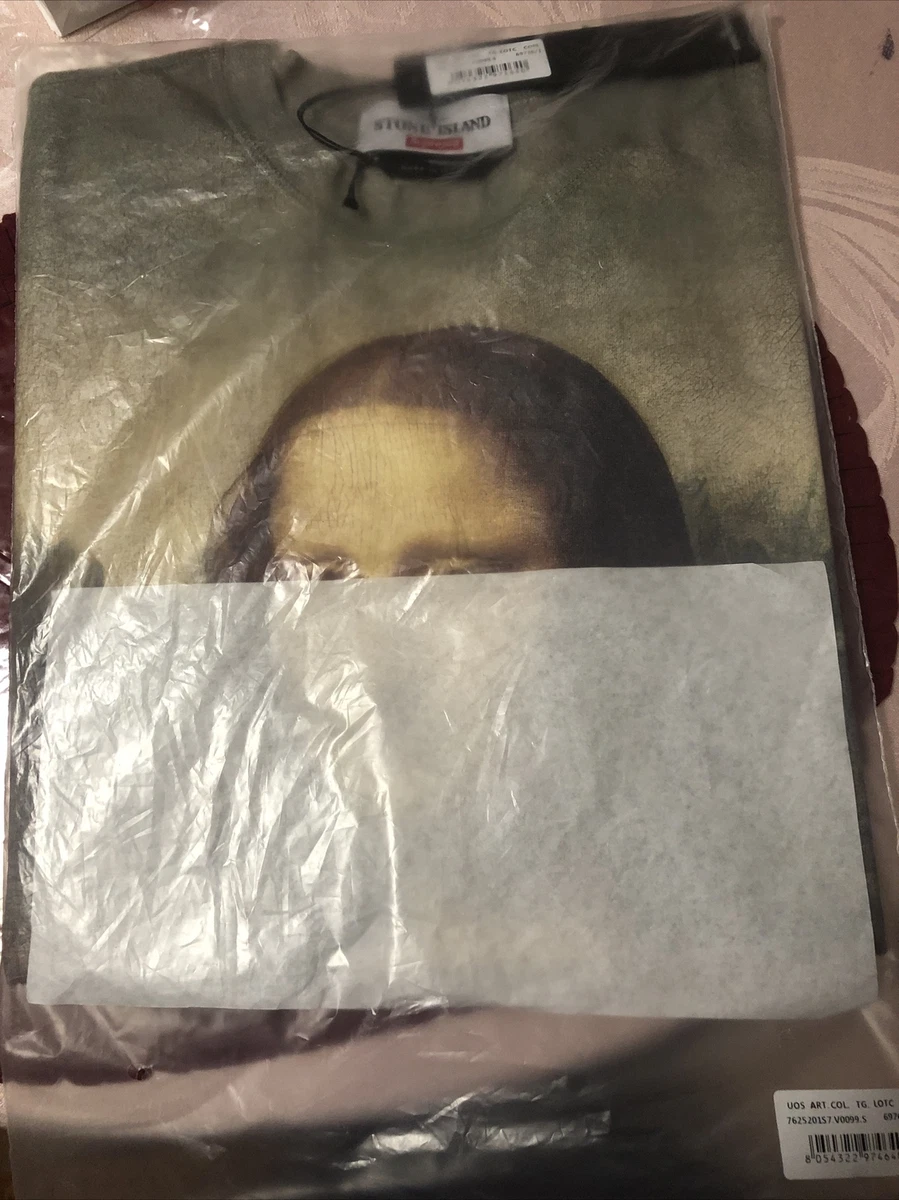 SUPREME x STONE ISLAND Mona Lisa S/S Top - SMALL - SS22 Tee