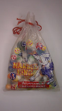 vintage plastic bag of tournament Marbles from Marble King    Z134