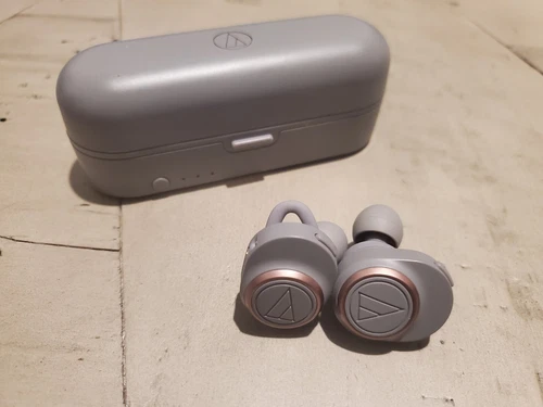 Audio-Technica ATH-CKR7TW Wireless In-Ear Headphones (Gray) - Bluetooth - Used