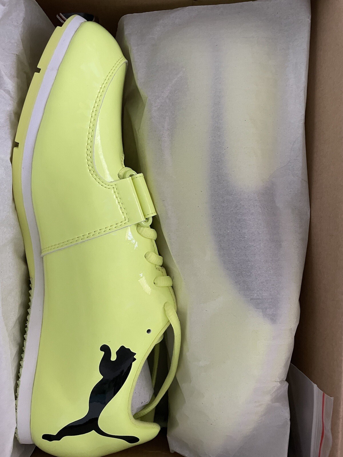 Pointes de saut Puma EVOSPEED LONG JUMP 6 chaussures athlétisme neuves en tissu respirant blanc