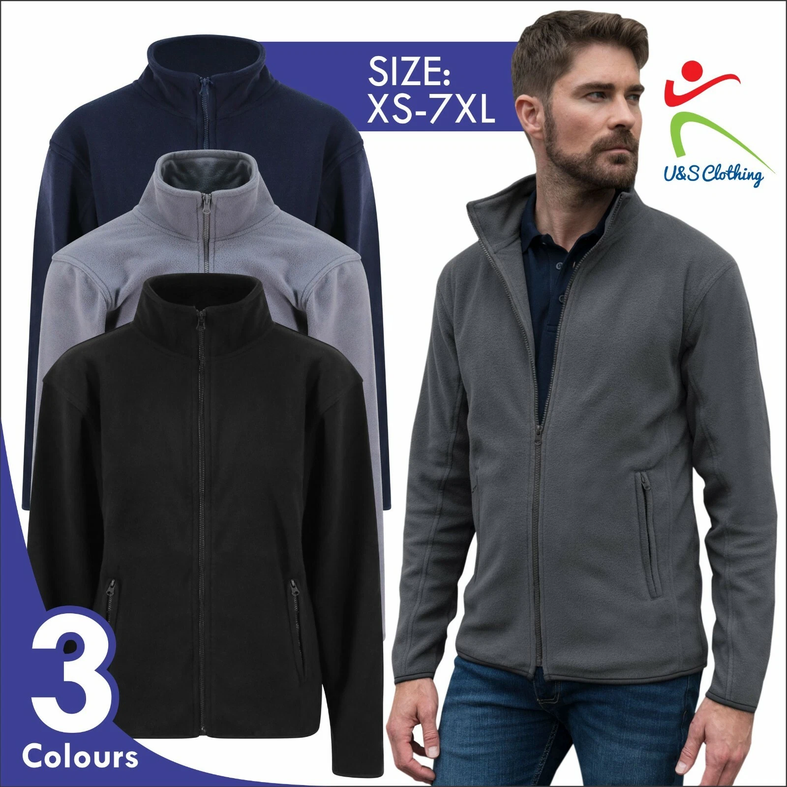 Pro RTX Unisex Long Sleeve Polyester Pro Micro Fleece Workwear Adults Winterwear
Opens in a new wind