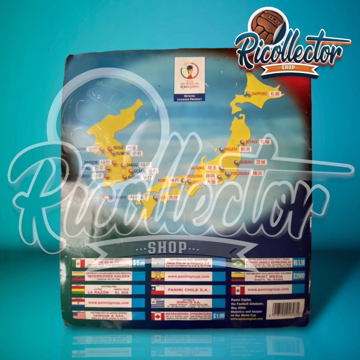Korea Japan 2002 World Cup - Panini Album COMPLETE | eBay