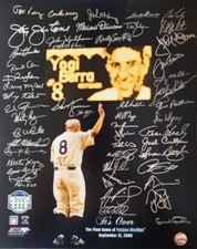 Yankee Stadium Final Game 16x20 Photo Signed by 48, Alomar, Bouton, R White etc
