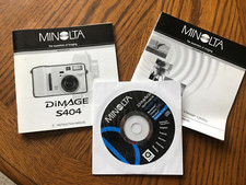 Minolta DiMage S404 Instruction Manuals and CD Software Version 1.11