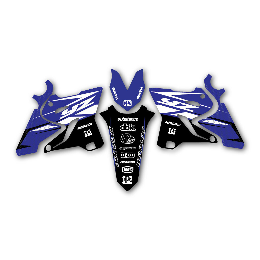 YZ125 YZ250 YAMAHA GYTR Graphics Fits 2002-2021 Restyle Plastics