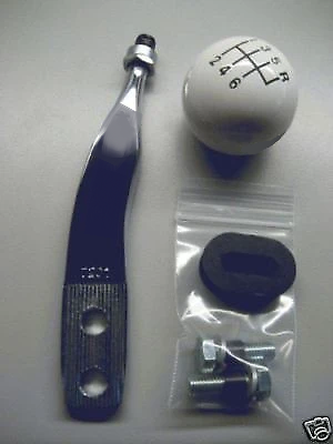 Chrome Short Stick & Shift Knob for 2010-14 Mustang GT500 6 speed stock shifter - Picture 1 of 1