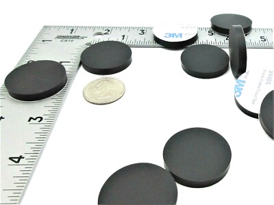 25mm x 5mm Rubber Pads for Console & AV Repair Peel & Stick Electronics Feet