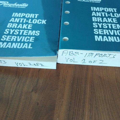 Raybestos Import Anti-lock Brake Systems Service Manual 1981-95 IA-R-97 2 Books - Picture 5 of 7