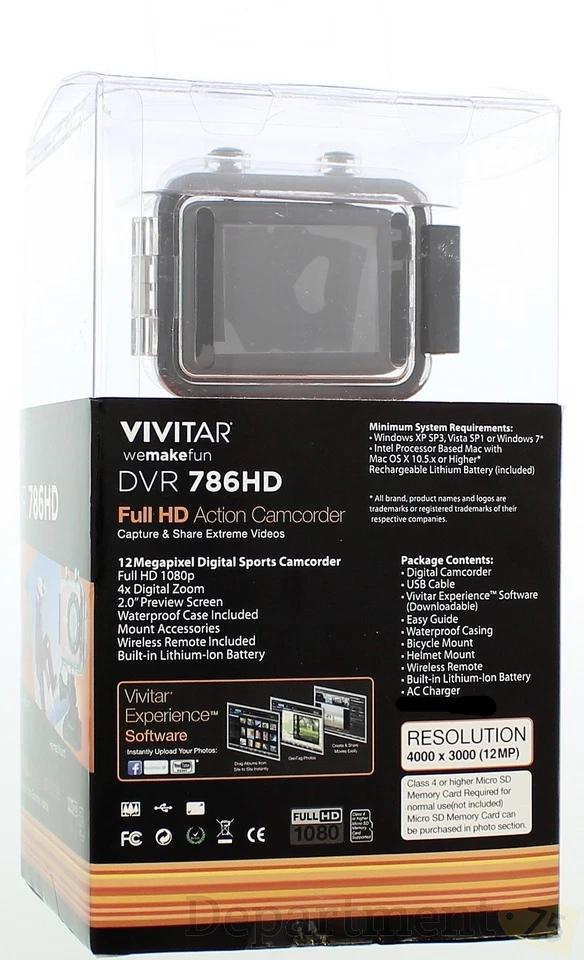 Vivitar DVR 786HD camcorder NEW OTHER - Image 2 of 3