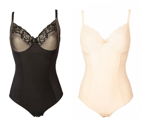 Body donna CHANTELLE contenitivo con coppa preformata ferretto e lacci regolabi - 第 1/9 張圖片