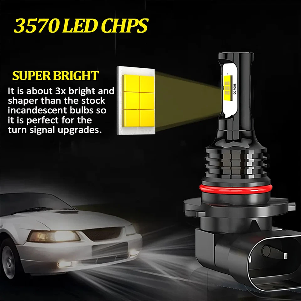 Kit de faros LED para coche Chrysler Town & Country 1998-2000 bombillas haz alto/bajo Foto 3 de 4