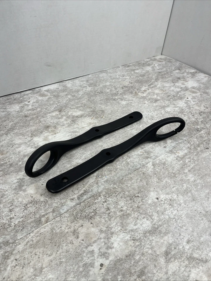 Juego de guía de cinturón de seguridad delantero Saturn Ion 2005-2007 ébano Foto 2 de 4