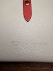 CELINE Pale Mint/Rasberry Clutch/Organizer w/ Zip Coin Pocket AUTHENTIC — photo 2