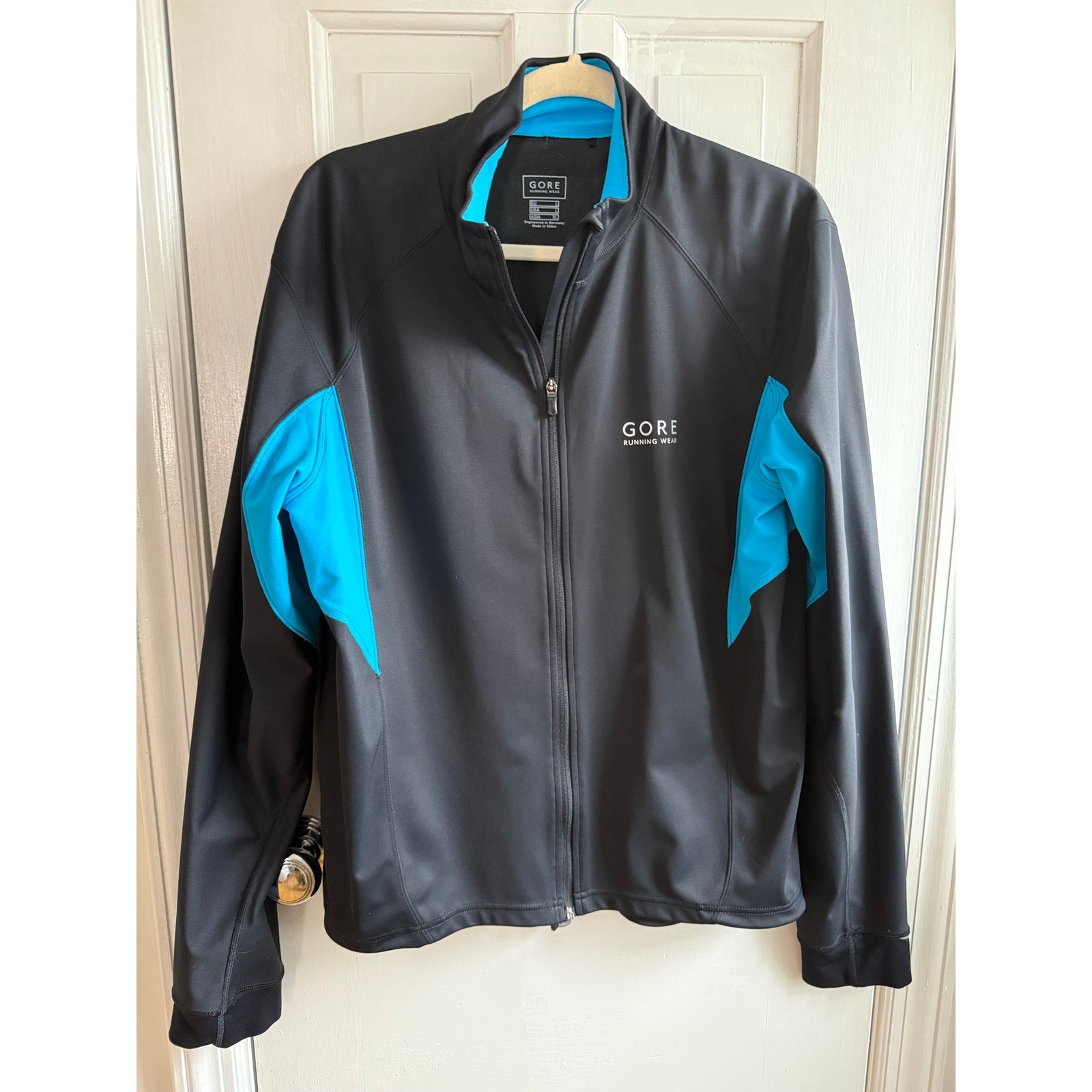 Black/cyan - Men's Large
