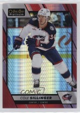2023-24 O-Pee-Chee Platinum Red Prism 33/199 Cole Sillinger #164 y0i